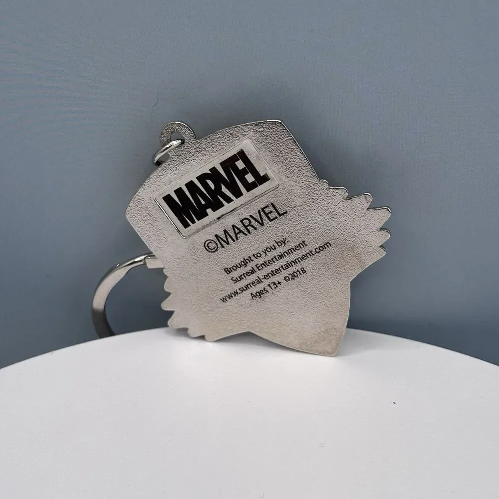 Marvel Rocket Raccoon Metal Enamel Keychain Surreal Entertainment 2018 Collectib